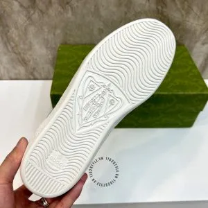 Giày Gucci Sneaker thể thao nam xanh dương họa tiết Monogram - Hình ảnh 9