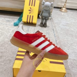 Giày Gucci Sneaker thể thao nam nữ da lộn màu đỏ - Hình ảnh 6
