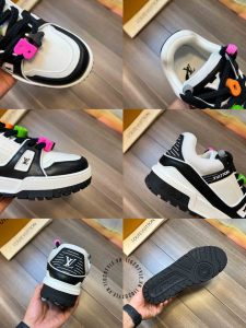 Giày LV Sneakers Louis Vuitton trắng dây lạ hàng hiệu - Ảnh 9