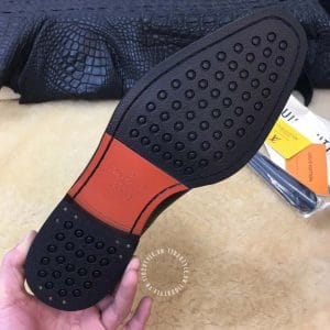 Giày nam Louis Vuitton cổ cao chelsea boot đen trơn hàng hiệu - Ảnh 7