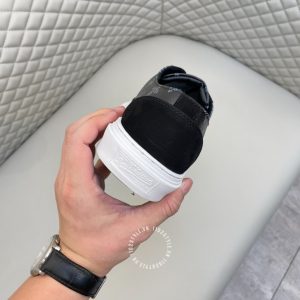 Giày hàng hiệu xách tay LV Sneakers màu đen họa tiết cao cấp - Ảnh 7