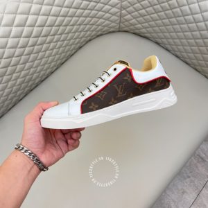 Giày hàng hiệu nam LV Sneakers màu trắng họa tiết Monogram - Ảnh 6