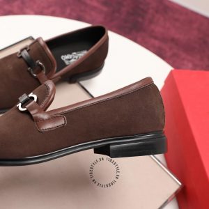 Giày Salvatore Ferragamo  da lộn phiên bản cao cấp - Ảnh 9