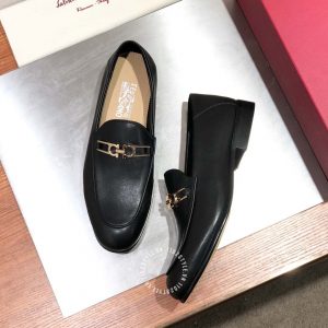 Giày Salvatore Ferragamo nam đế vuông sang trọng - Ảnh 4