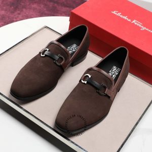 Giày Salvatore Ferragamo  da lộn phiên bản cao cấp - Ảnh 2