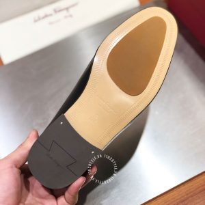 Giày Salvatore Ferragamo nam đế vuông sang trọng - Ảnh 8
