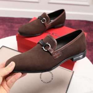 Giày Salvatore Ferragamo  da lộn phiên bản cao cấp - Ảnh 7