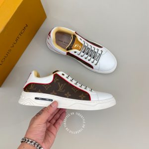 Giày hàng hiệu nam LV Sneakers màu trắng họa tiết Monogram - Ảnh 3