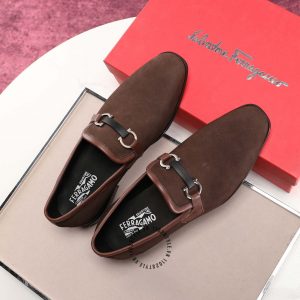 Giày Salvatore Ferragamo  da lộn phiên bản cao cấp - Ảnh 5