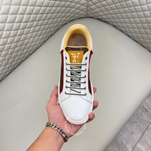 Giày hàng hiệu nam LV Sneakers màu trắng họa tiết Monogram - Ảnh 4