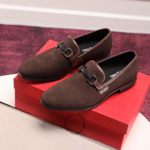 Giày Salvatore Ferragamo  da lộn phiên bản cao cấp - Ảnh 6