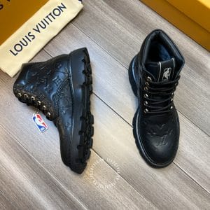 Giày Louis Vuitton Boot Nam Màu Đen Họa Tiết Monogram - Hình ảnh 4