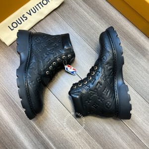 Giày Louis Vuitton Boot Nam Màu Đen Họa Tiết Monogram - Hình ảnh 5