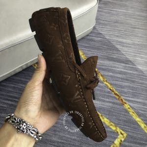 Giày Louis Vuitton Moca nâu phiên bản cao cấp - Ảnh 5