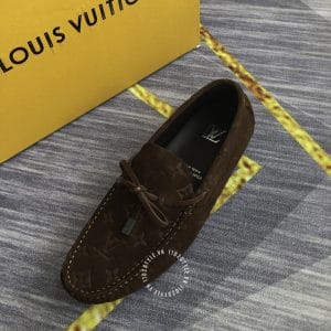 Giày Louis Vuitton Moca nâu phiên bản cao cấp - Ảnh 4