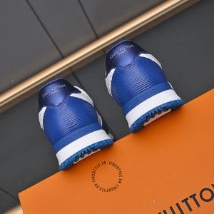 Giày Louis Vuitton Run Away Sneaker trắng phối xanh dương - Ảnh 8