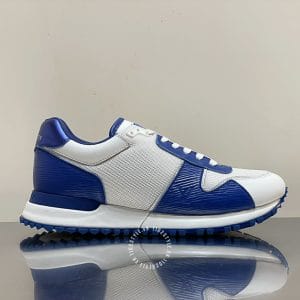 Giày thể thao LV Sneakers nam màu trắng phối xanh dương hot hit - Ảnh 8
