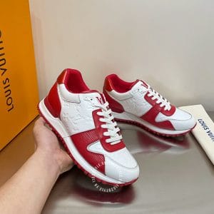 Giày thể thao LV Sneakers màu trắng - đỏ cực nổi bật - Hình ảnh 4