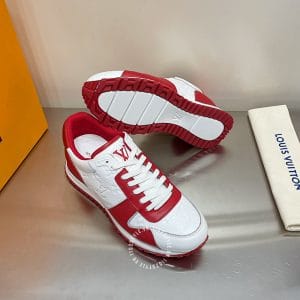 Giày thể thao LV Sneakers màu trắng - đỏ cực nổi bật - Hình ảnh 5