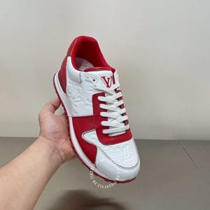Giày thể thao LV Sneakers màu trắng - đỏ cực nổi bật - Hình ảnh 6