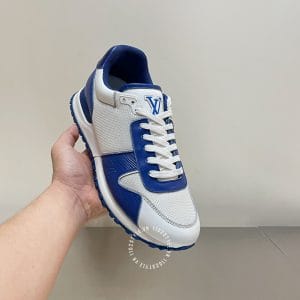 Giày thể thao LV Sneakers nam màu trắng phối xanh dương hot hit - Ảnh 6