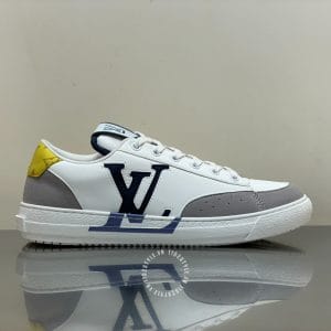 Giày Louis Vuitton sneaker trắng phối màu ghi - Ảnh 8