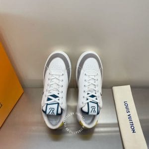 Giày Louis Vuitton sneaker trắng phối màu ghi - Ảnh 2