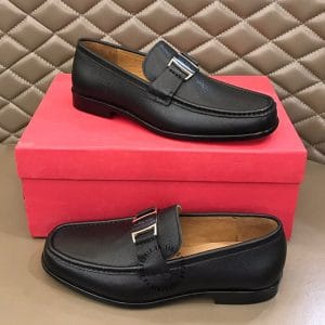 Giày Loafer Salvatore Ferragamo nam công sở màu đen - Ảnh 3