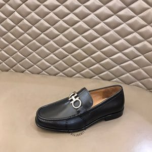 Giày lười Salvatore Ferragamo nam logo kim loại cao cấp - Hình ảnh 5