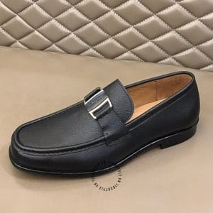 Giày Loafer Salvatore Ferragamo nam công sở màu đen - Ảnh 6