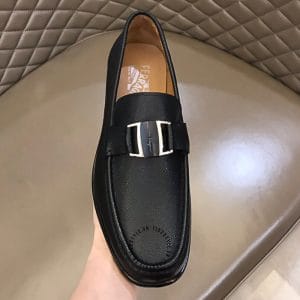 Giày Loafer Salvatore Ferragamo nam công sở màu đen - Ảnh 5