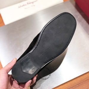 Giày lười cao cấp Salvatore Ferragamo đen da lộn sang trọng - Ảnh 8