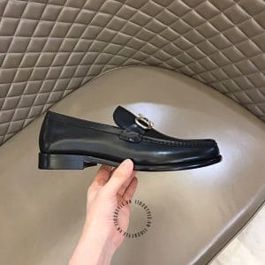 Giày lười Salvatore Ferragamo nam logo kim loại cao cấp - Hình ảnh 7