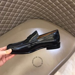 Giày lười hàng hiệu Salvatore Ferragamo màu đen da bóng - Ảnh 8