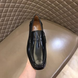 Giày lười hàng hiệu Salvatore Ferragamo màu đen da bóng - Ảnh 5