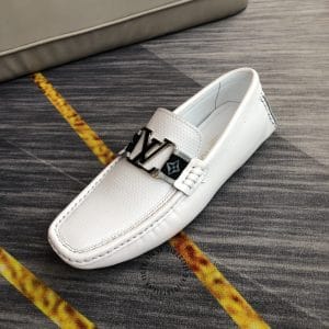 Giày lười Louis Vuitton nam like auth màu trắng nổi bật giá ưu đãi - Ảnh 8