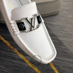 Giày lười Louis Vuitton nam like auth màu trắng nổi bật giá ưu đãi - Ảnh 5