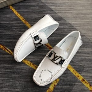Giày lười Louis Vuitton nam like auth màu trắng nổi bật giá ưu đãi - Ảnh 3