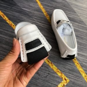 Giày lười Louis Vuitton nam like auth màu trắng nổi bật giá ưu đãi - Ảnh 4