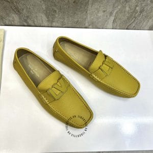 Giày Moca Louis Vuitton nam màu vàng trẻ trung năng động - Hình ảnh 5