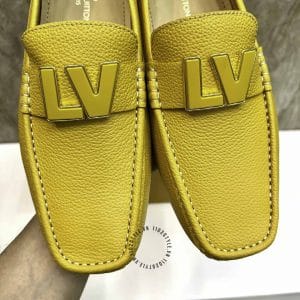 Giày Moca Louis Vuitton nam màu vàng trẻ trung năng động - Hình ảnh 6