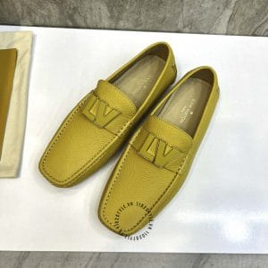 Giày Moca Louis Vuitton nam màu vàng trẻ trung năng động - Hình ảnh 4