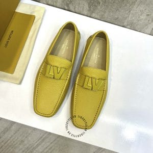 Giày Moca Louis Vuitton nam màu vàng trẻ trung năng động - Hình ảnh 2