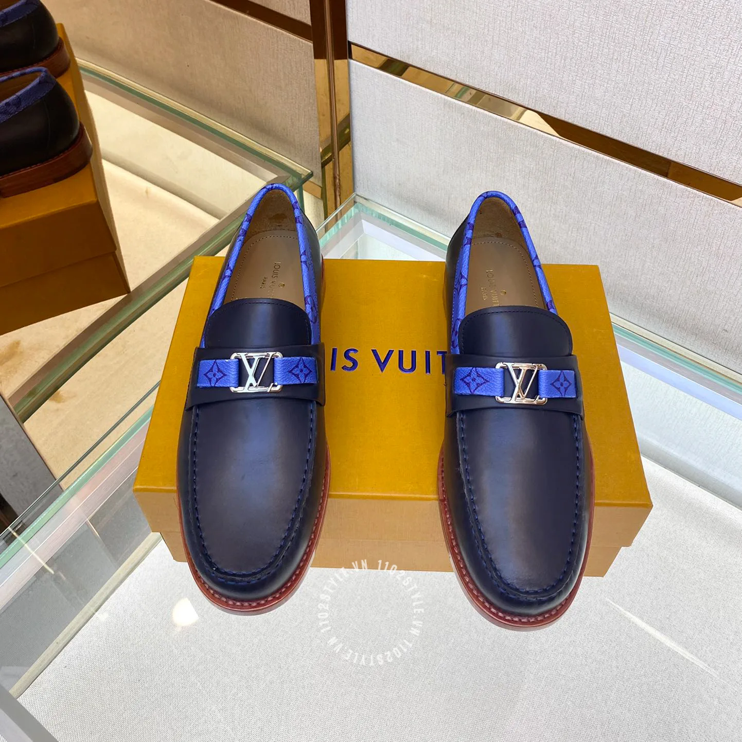 giày lười lv authentic