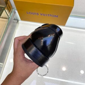 Giày lười Louis Vuitton nam màu ghi đen họa tiết caro - Hình ảnh 8