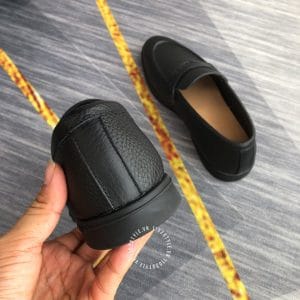 Giày lười Louis Vuitton nam da sần màu đen siêu cấp giá tốt - Ảnh 8