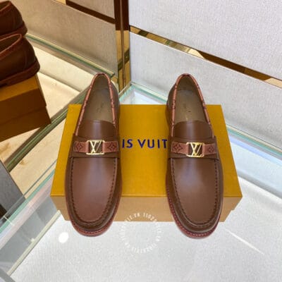 giày lười nam cao cấp louis vuitton