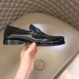 Giày Lười Nam Salvatore Ferragamo da bóng màu đen cao cấp - Ảnh 8
