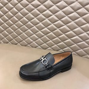 Giày lười nam Sanvatore Ferragamo màu đen hàng hiệu giá tốt - Ảnh 8