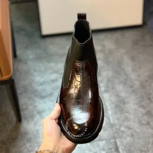 Giày Louis Vuitton cổ cao bo chun phong cách Hàn Quốc - Hình ảnh 7